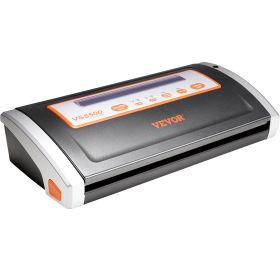 Vacuum Sealer Machine, 80Kpa 130W Powerful, Multifunctional for Dry and Moist Food Storage, Automatic and Manual Air Sealing System with Built-i