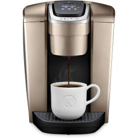 K-Elite Single Serve K-Cup Pod Coffee Maker, Brushed Gold