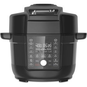 Air fryer 13-in-1 Air Fryer and Pressure Cooker Combo, SautÃ©, Slow Cook, Bake, Steam, Warm, Roast, Dehydrate, Sous Vide,