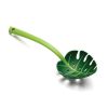 Green Leaf Cooking Spoon Vegetables Fruit Salad Baking Bread Universal Spoon For Camping